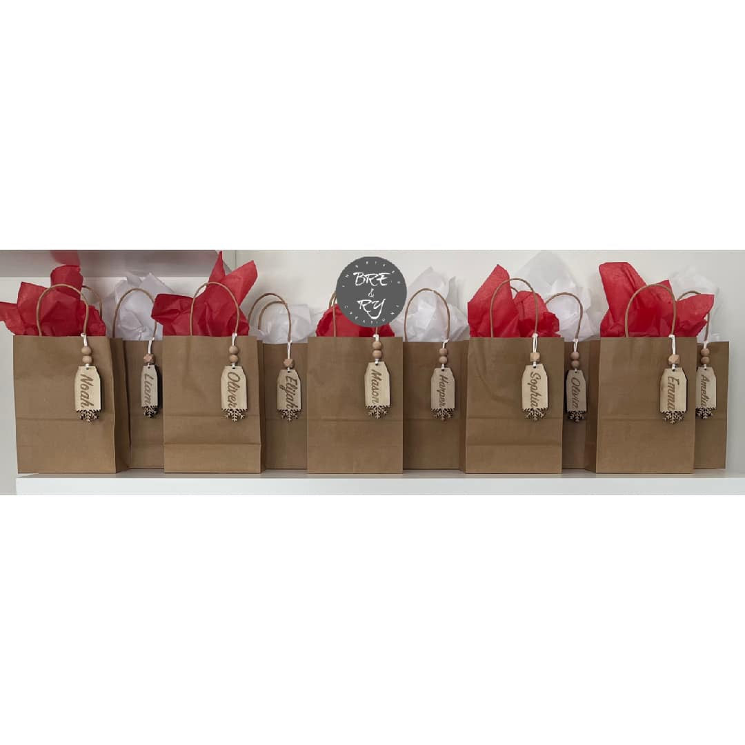Name gift tags