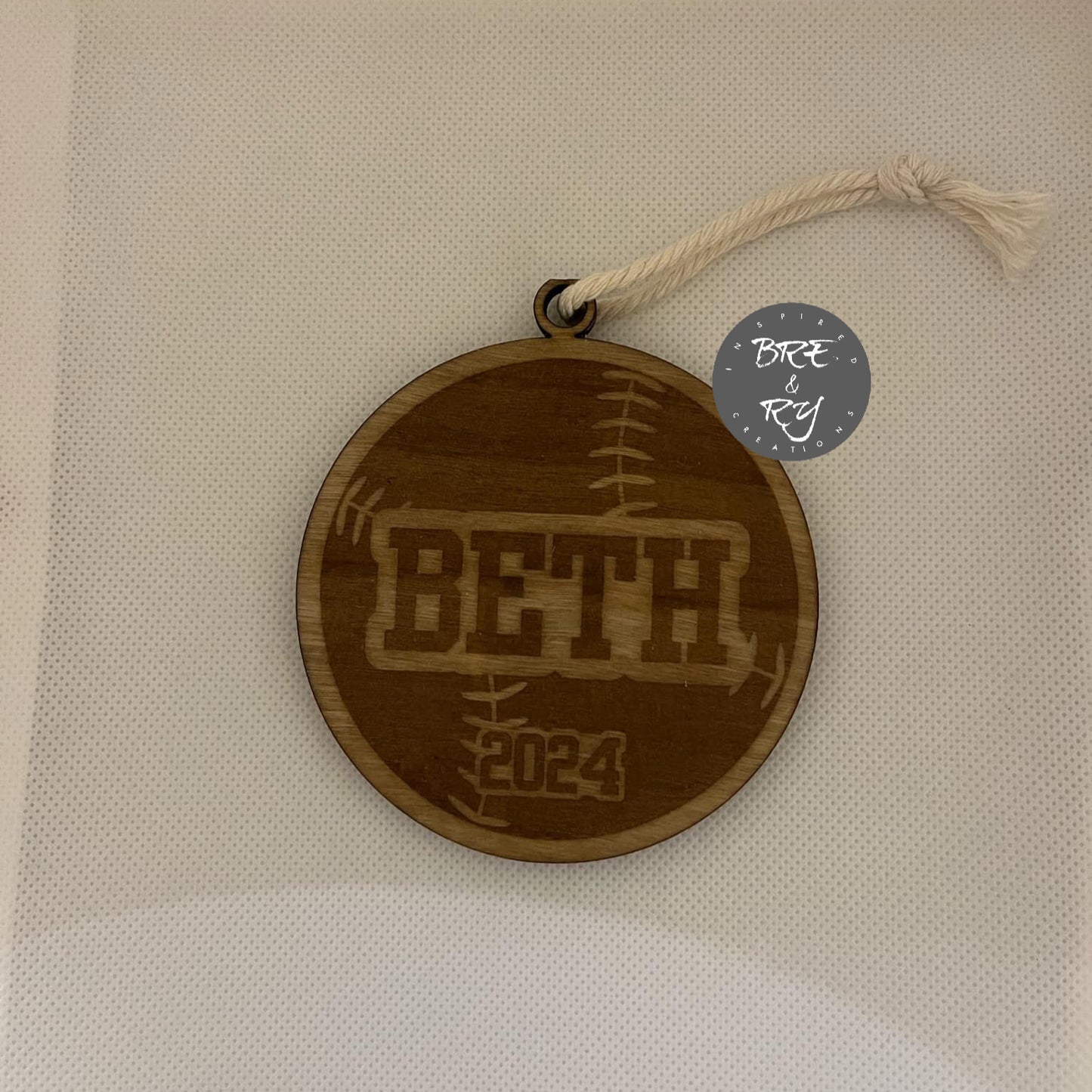 Softball Ornament