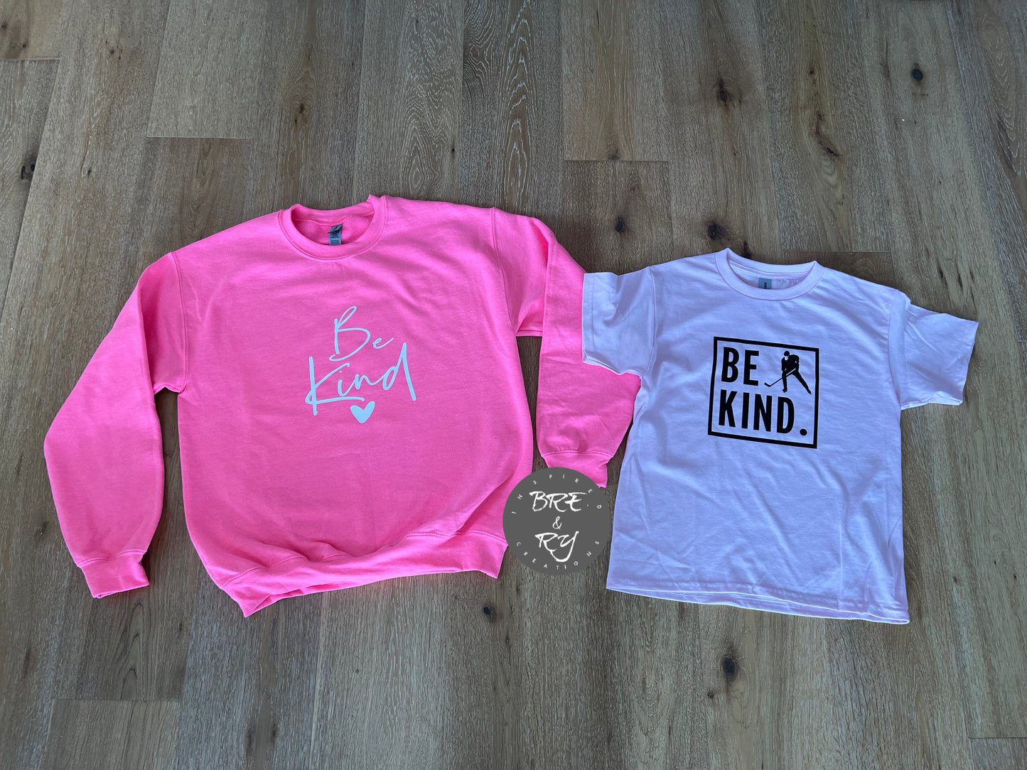 Pink Kindness Crewneck - Youth