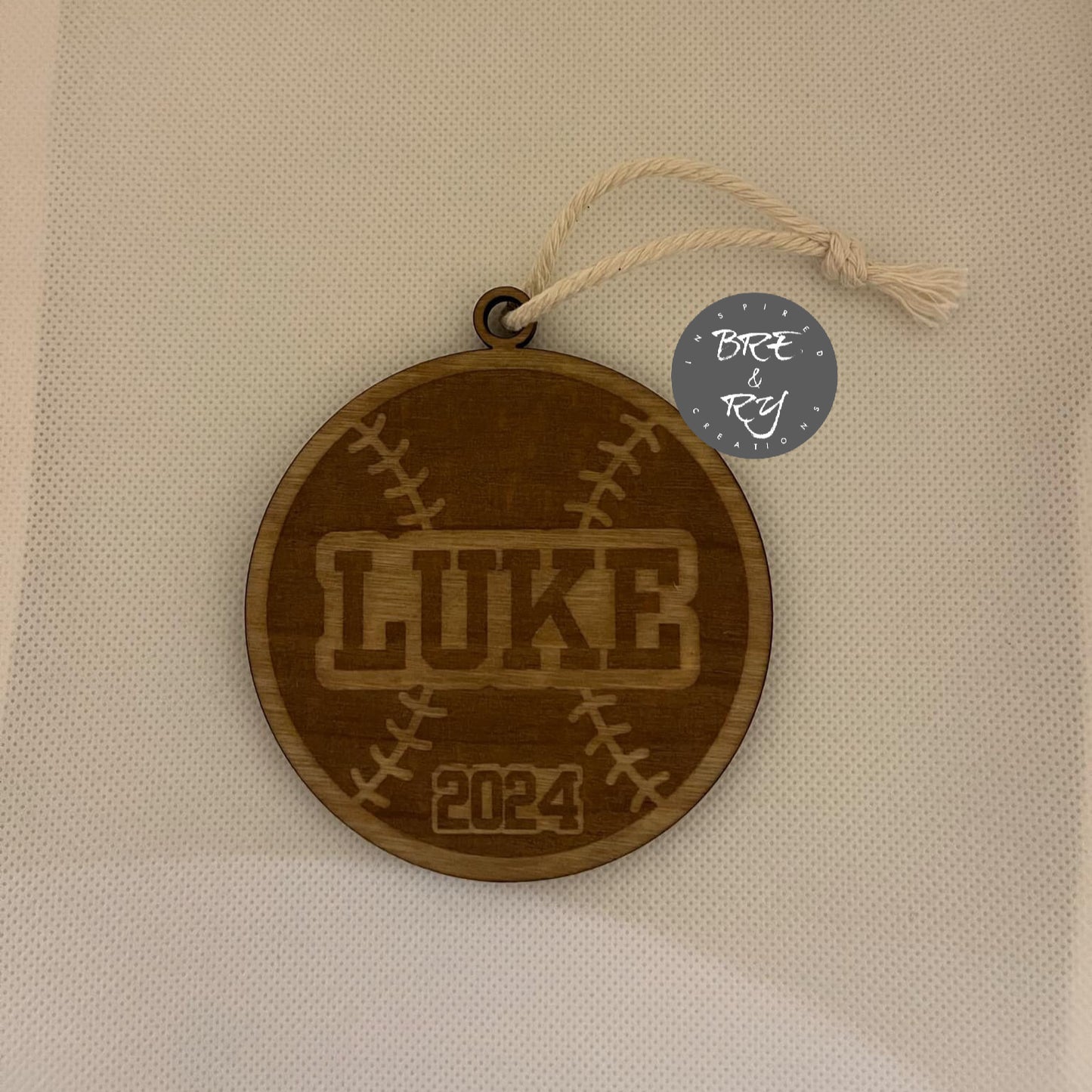 Baseball Christmas ornament