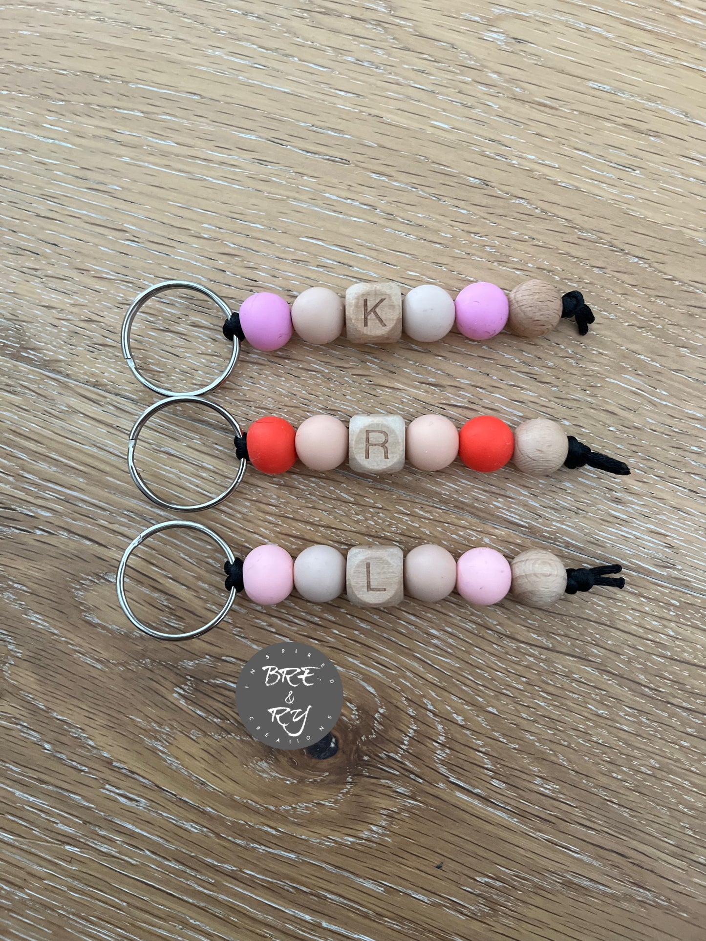 Letter keychain
