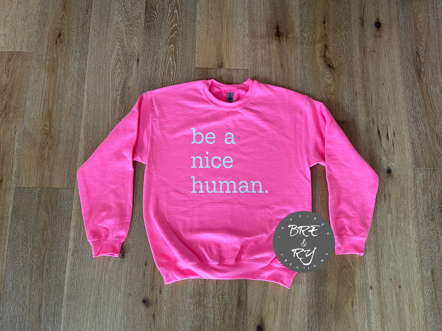 Pink Kindness Crewneck - Adult