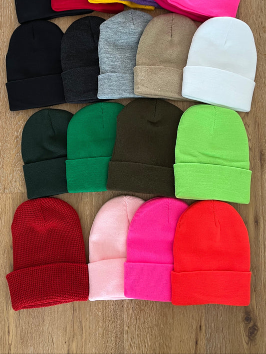 Kindness leather patch toques