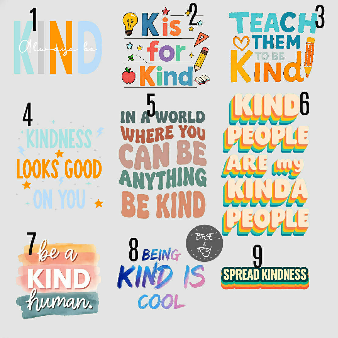 Kindness stickers