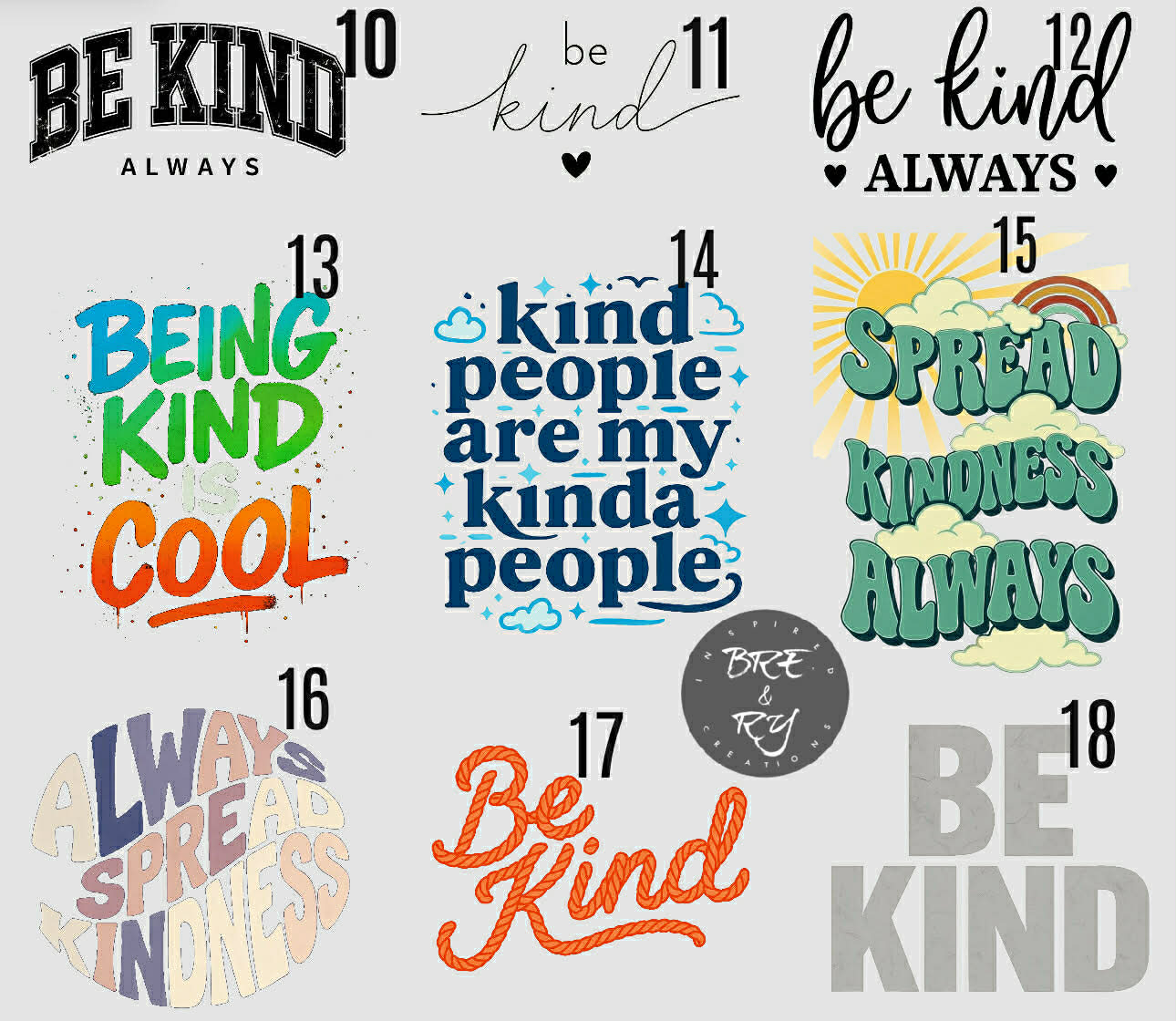 Kindness stickers