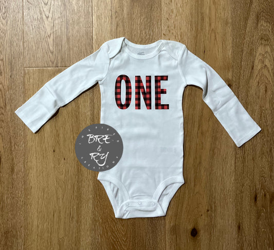 Lumberjack birthday shirt/onesie