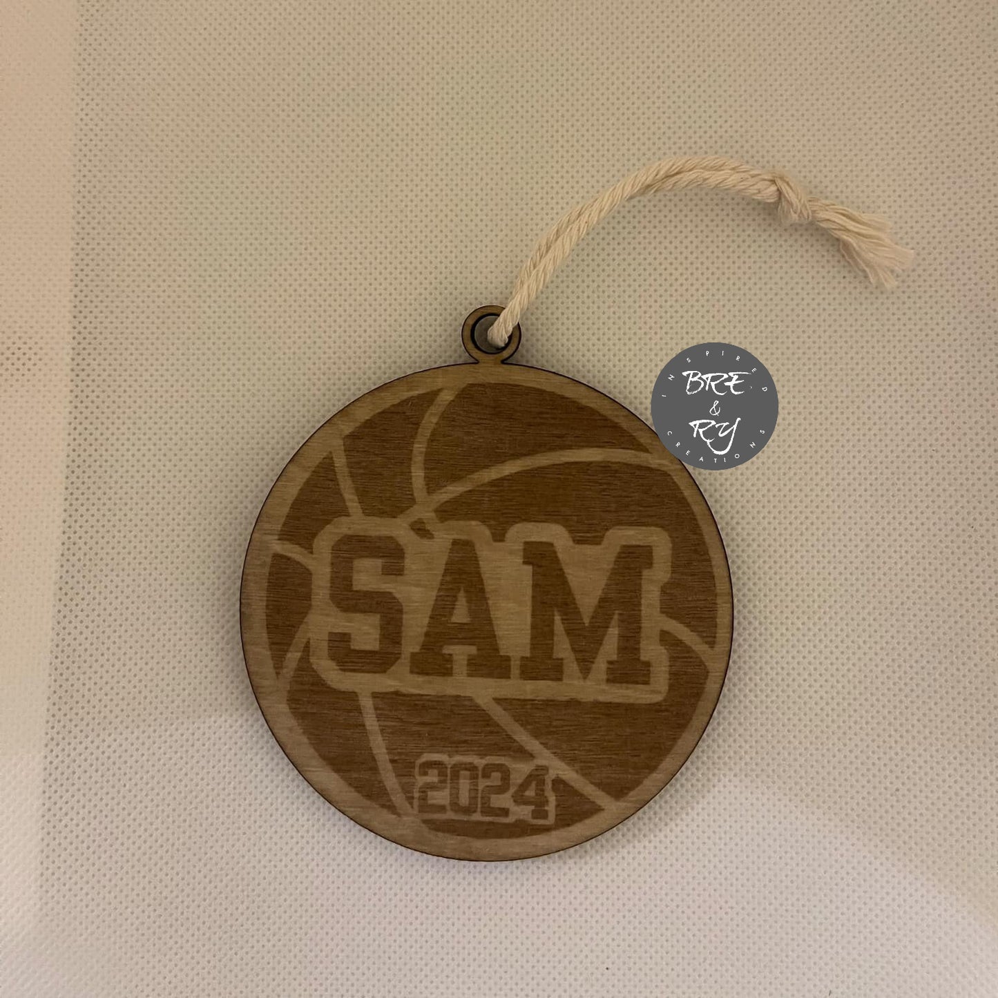 Basketball Christmas ornament