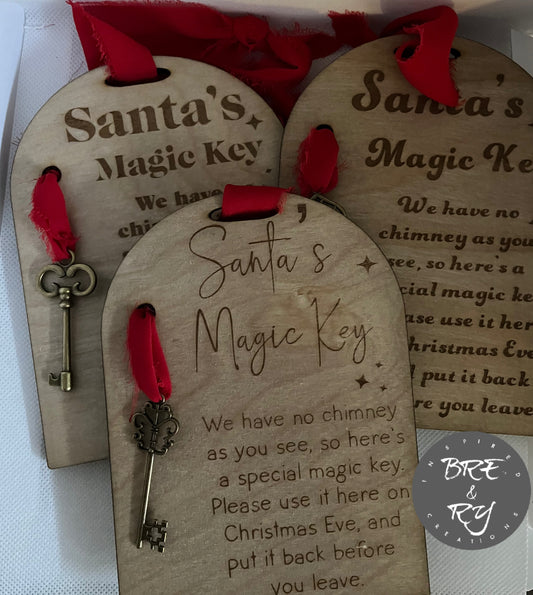 Santa’s Magic Key Ornaments