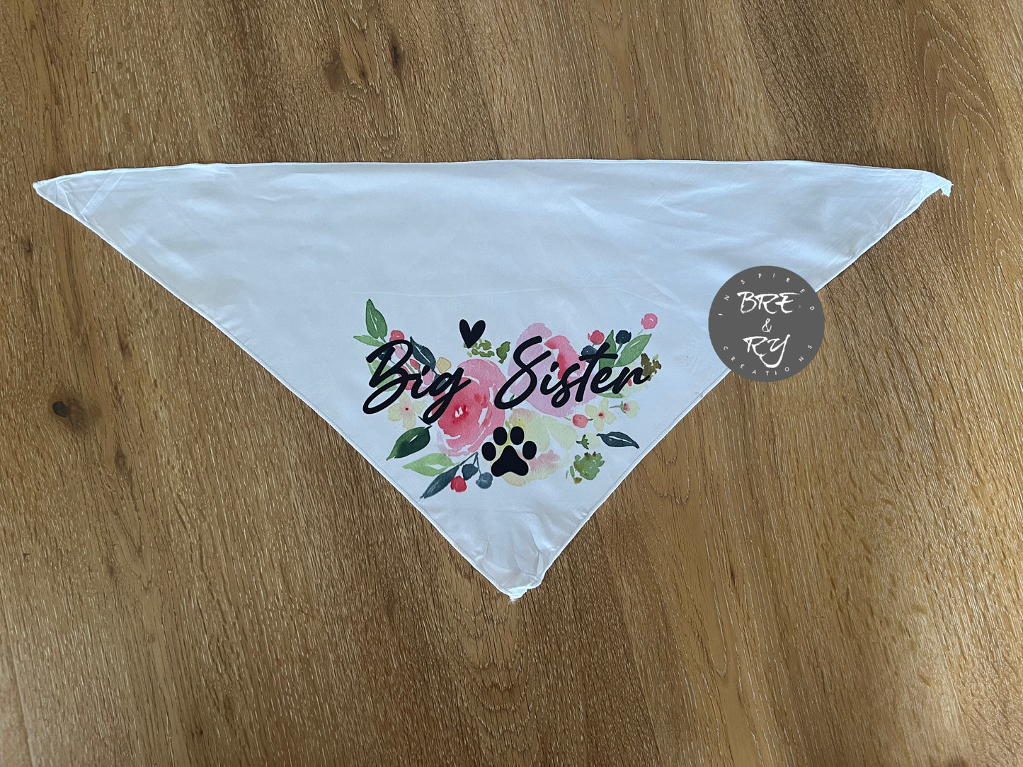 Big Sister dog bandanna