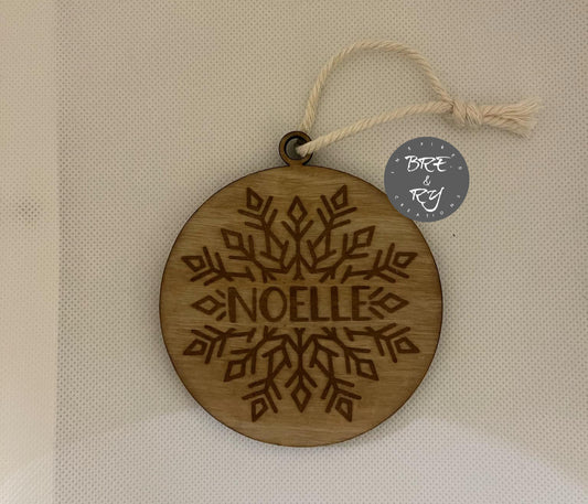 Snowflake ornament-Name