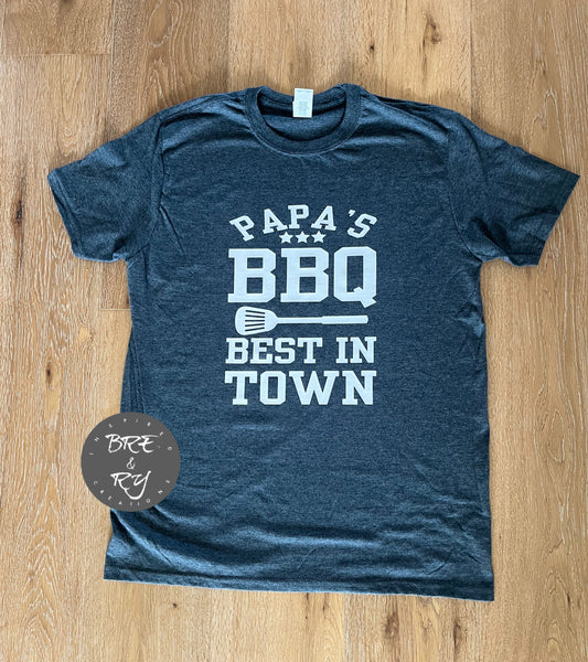 Papa’s Bbq- best in town - grandpa, papa, nonno, Granda, Gramps