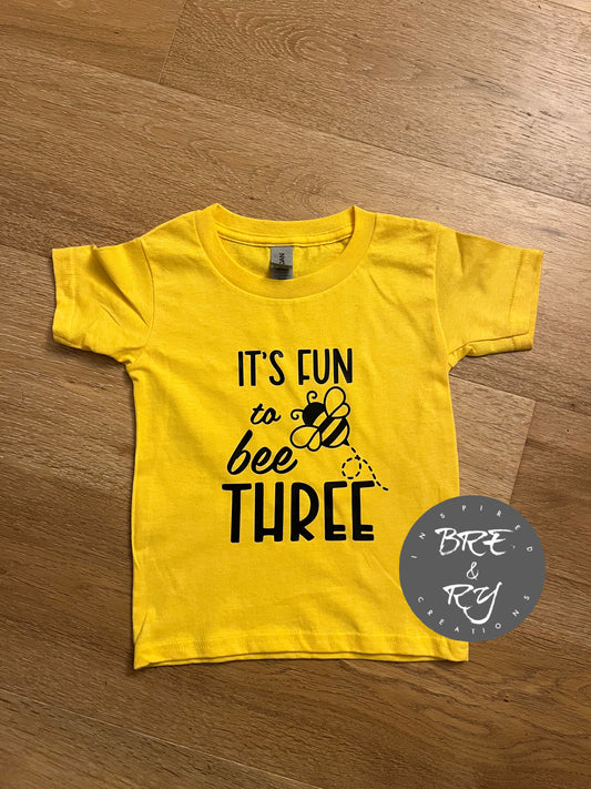 Fun to bee three 🐝